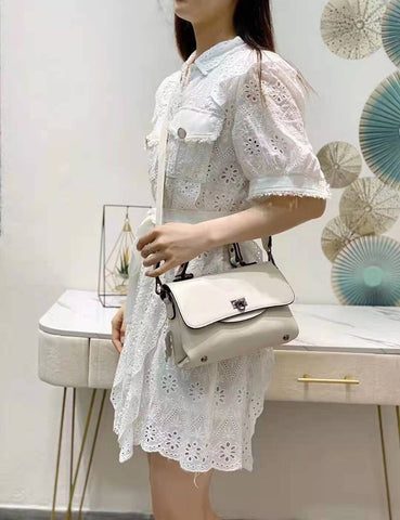 Image of ZECNY Fashion Small Genuine Cow Leather Women Shoulder Bag Handbag Top Quality Cowhide Messenger Long Shoulder Strap Bags