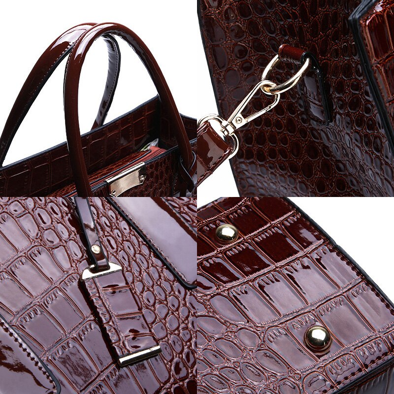 Zency Soft Pu Leather Handbag Elegant Luxury Lady Top-handle Bags High Quality Women Shoulder Bag Outdoor Shopping Crossbody Bag
