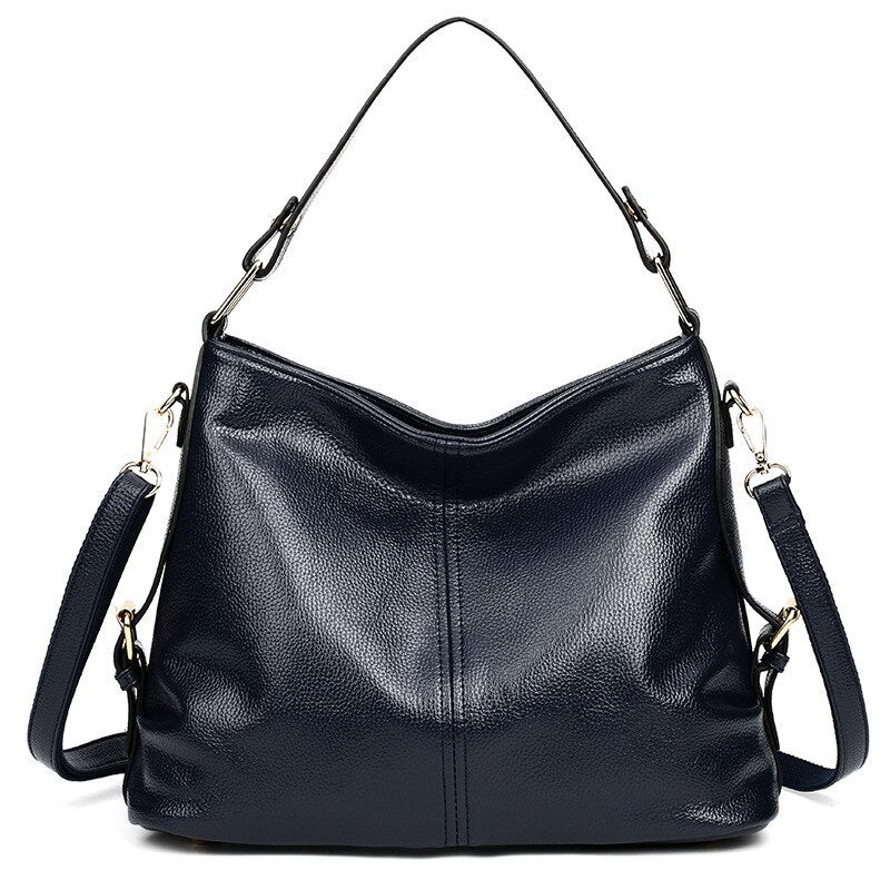 Zency Soft Pu Leather Handbag Elegant Luxury Women Shoulder Bag Simple Design Large Capacity Female Crossbody Bag Gift For Lady