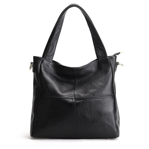 Image of ZENCY 100% Genuine Cow Leather Women Shoulder Bags Casual Ladies Handbags Cowhide Messenger Bag Real Leather Purse Satchel Bolso