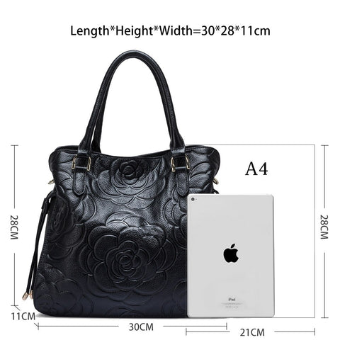 Image of ZENCY Shoulder Bag 100% Genuine Leather 5 Colors Lady Handbag Super Quality Messenger bolso mujer