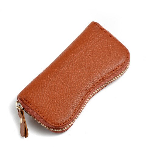 Zency 100% Genuine Leather Most Popular Key Wallets Fashion Small Bag Mini Coins Holder Unisex Housekeeper