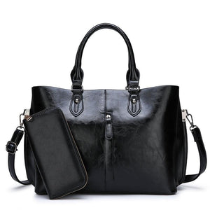 Zency Soft Pu Leather Handbag Daily Casual Shopping Women's Top-handle Bags Large Capacity Female Shoulder Bag High Quality Bag