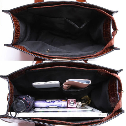 Image of Zency Soft Pu Leather Handbag Elegant Luxury Lady Top-handle Bags High Quality Women Shoulder Bag Outdoor Shopping Crossbody Bag