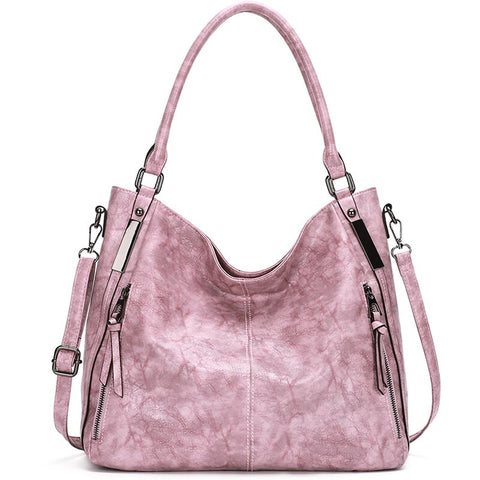 Image of Zency Soft Artificial Leather Handbag 2021 Luxury Design High Quality Women's Hobo Shoulder Bag Large Capacity Crossbody Bag